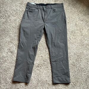 Denali Men's Dark Gray Trent Travel Pants 38x30 - Stretch Fabric UPF 50